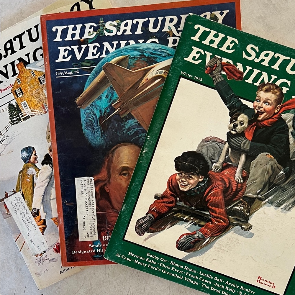 Vintage Saturday Evening Post Magazines